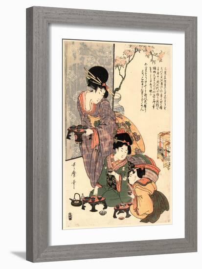 Hinamatsuri-Kitagawa Utamaro-Framed Giclee Print