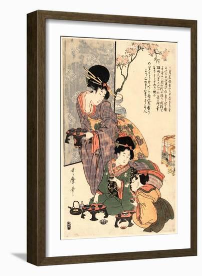 Hinamatsuri-Kitagawa Utamaro-Framed Giclee Print