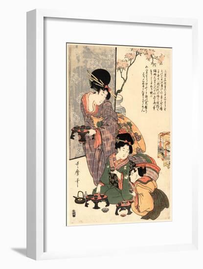 Hinamatsuri-Kitagawa Utamaro-Framed Giclee Print