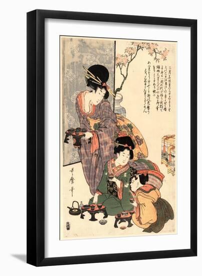 Hinamatsuri-Kitagawa Utamaro-Framed Giclee Print