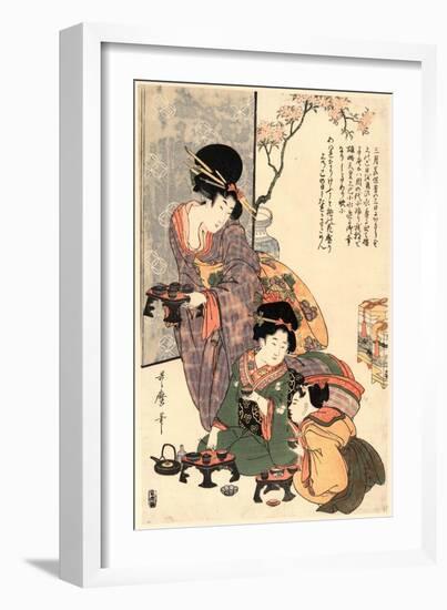 Hinamatsuri-Kitagawa Utamaro-Framed Giclee Print