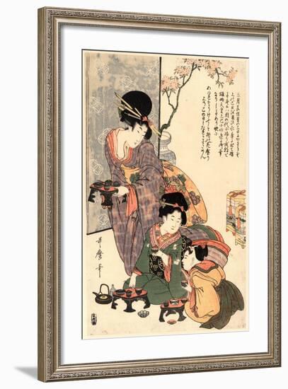 Hinamatsuri-Kitagawa Utamaro-Framed Giclee Print