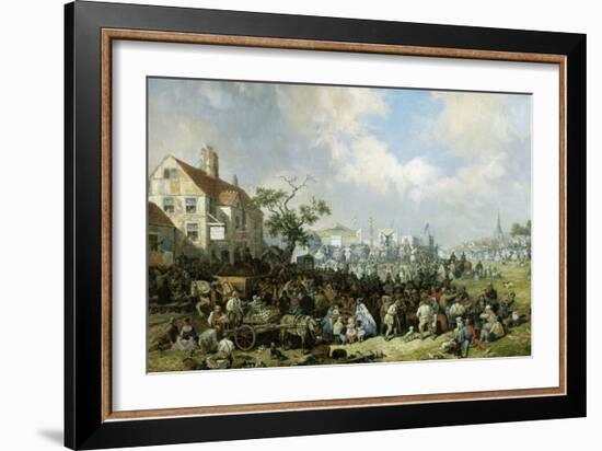 Hinckley Fair-James Holland-Framed Giclee Print