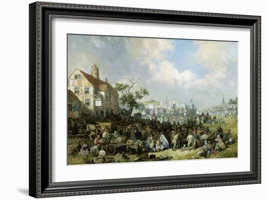 Hinckley Fair-James Holland-Framed Giclee Print