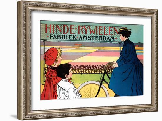 Hinde-Rywielen Factory in Amsterdam-Johan Georg Van Caspel-Framed Art Print