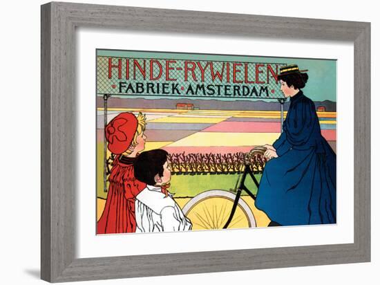 Hinde-Rywielen Factory in Amsterdam-Johan Georg Van Caspel-Framed Art Print
