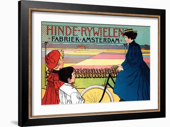 Hinde-Rywielen Factory in Amsterdam-Johan Georg Van Caspel-Framed Art Print