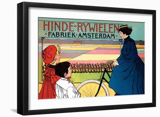 Hinde-Rywielen Factory in Amsterdam-Johan Georg Van Caspel-Framed Art Print