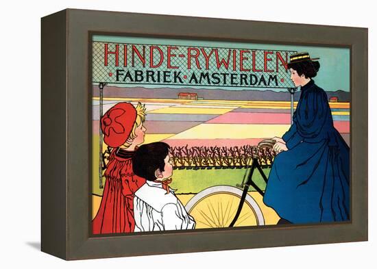 Hinde-Rywielen Factory in Amsterdam-Johan Georg Van Caspel-Framed Stretched Canvas