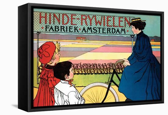 Hinde-Rywielen Factory in Amsterdam-Johan Georg Van Caspel-Framed Stretched Canvas