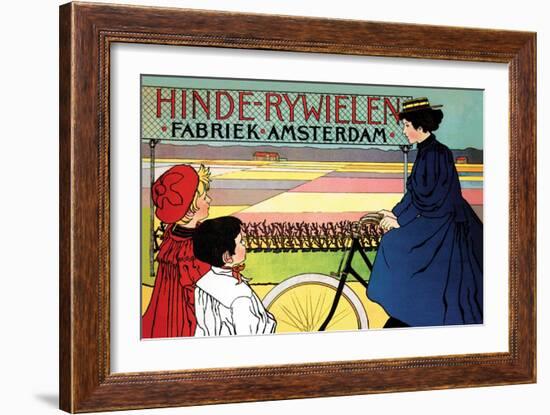 Hinde-Rywielen Factory in Amsterdam-Johan Georg Van Caspel-Framed Art Print