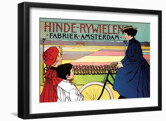 Hinde-Rywielen Factory in Amsterdam-Johan Georg Van Caspel-Framed Art Print