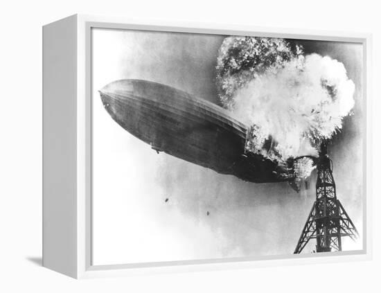 Hindenburg Crash, 1937-us Navy-Framed Premier Image Canvas