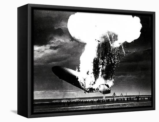 Hindenburg Disaster, May 6th, 1937-Science Source-Framed Premier Image Canvas