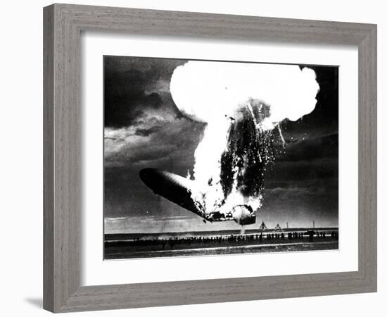 Hindenburg Disaster, May 6th, 1937-Science Source-Framed Giclee Print