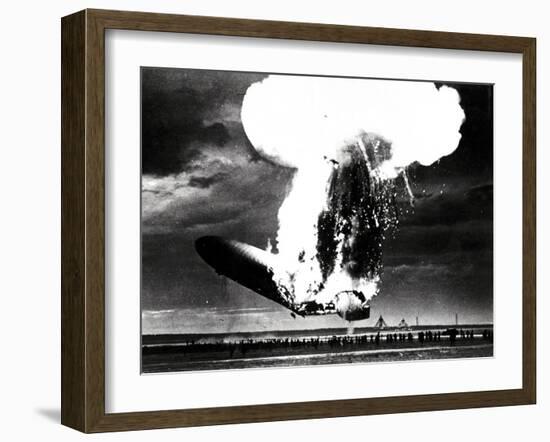 Hindenburg Disaster, May 6th, 1937-Science Source-Framed Giclee Print