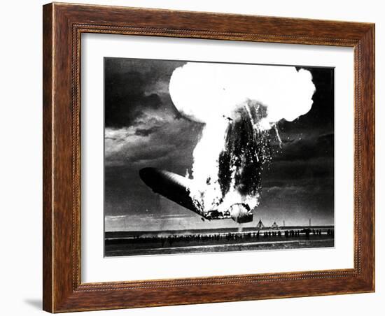 Hindenburg Disaster, May 6th, 1937-Science Source-Framed Giclee Print