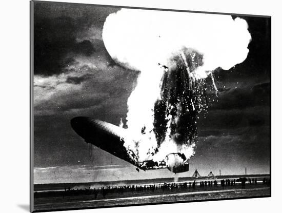 Hindenburg Disaster, May 6th, 1937-Science Source-Mounted Giclee Print