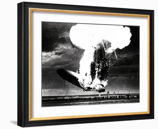 Hindenburg Disaster, May 6th, 1937-Science Source-Framed Giclee Print