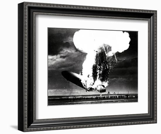 Hindenburg Disaster, May 6th, 1937-Science Source-Framed Premium Giclee Print