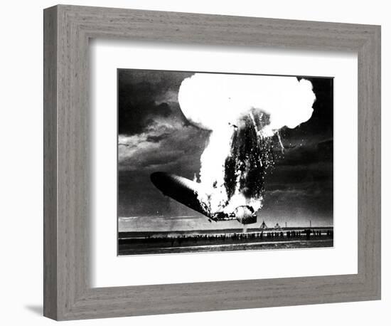 Hindenburg Disaster, May 6th, 1937-Science Source-Framed Giclee Print