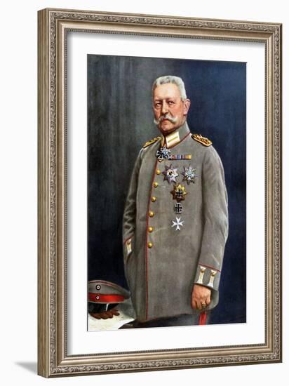 Hindenburg, Triebsch-null-Framed Art Print