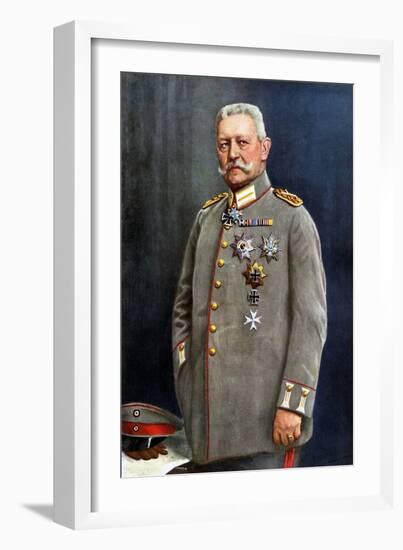 Hindenburg, Triebsch-null-Framed Art Print
