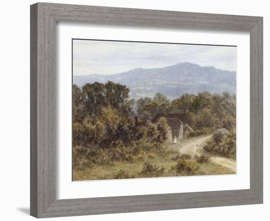 Hindhead from Sandhills, Witley-Helen Allingham-Framed Giclee Print