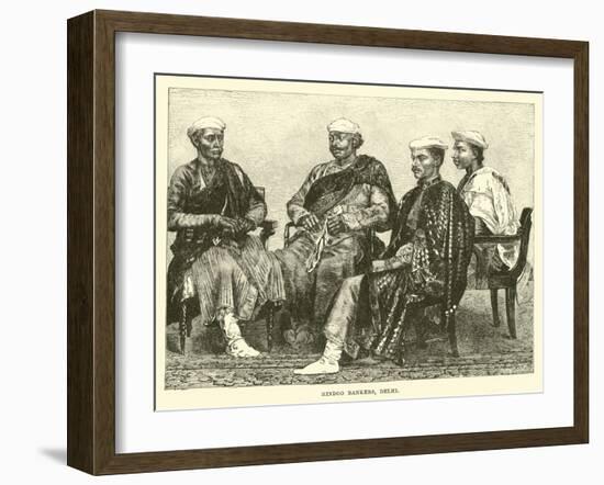 Hindoo Bankers, Delhi-null-Framed Giclee Print