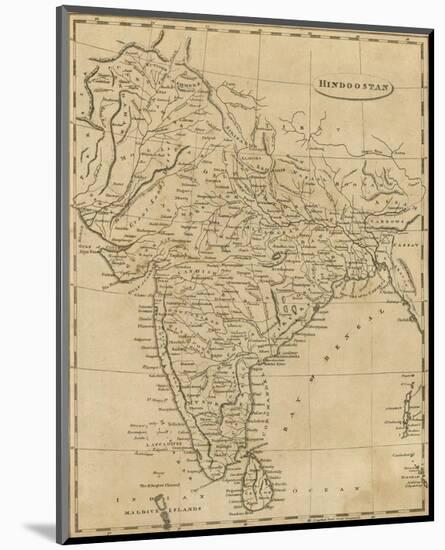 Hindoostan, c.1812-Aaron Arrowsmith-Mounted Art Print