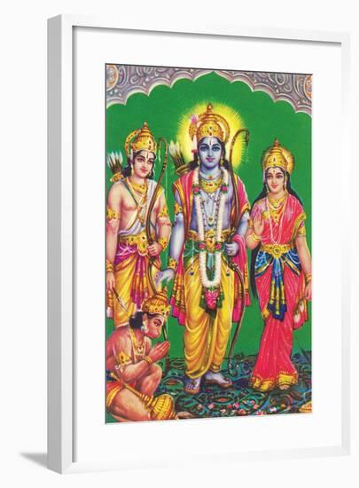 Hindu Deities-null-Framed Art Print