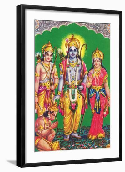 Hindu Deities-null-Framed Art Print