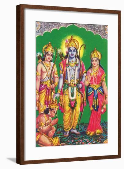 Hindu Deities-null-Framed Art Print