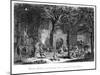 Hindu Fakirs Practising their Superstitious Rites under the Banyan Tree-Bell-Mounted Giclee Print