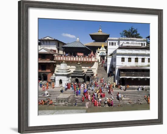 Hindu Festival, Pashupatinath Temple, Kathmandu, Nepal-Ethel Davies-Framed Photographic Print