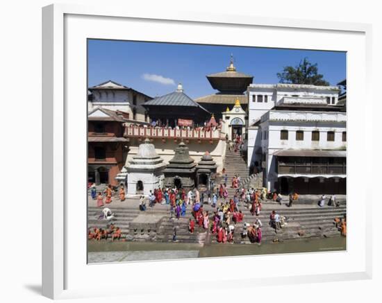 Hindu Festival, Pashupatinath Temple, Kathmandu, Nepal-Ethel Davies-Framed Photographic Print