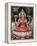 Hindu Goddess Srhi Sentamarai Laximi, Wife of Vishnu-null-Framed Stretched Canvas