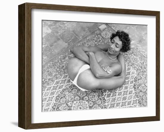 Hindu Man Practicing Yoga-Eliot Elisofon-Framed Photographic Print