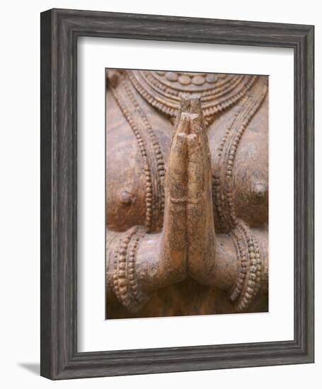 Hindu Sculpture, Bhubaneswar, Orissa, India-Keren Su-Framed Photographic Print