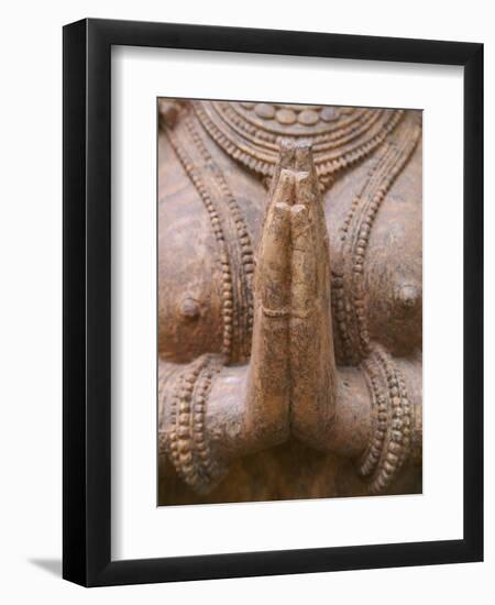 Hindu Sculpture, Bhubaneswar, Orissa, India-Keren Su-Framed Photographic Print