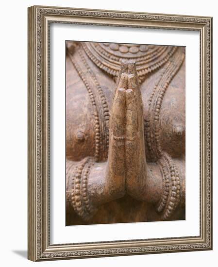 Hindu Sculpture, Bhubaneswar, Orissa, India-Keren Su-Framed Photographic Print