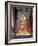 Hindu Street Shrine, Decorated with Marigold Mala (Garlands) for Diwali Festival, Udaipur, India-Annie Owen-Framed Photographic Print