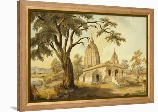 Hindu Temple at Sambatpur in Orissa, India-null-Framed Premier Image Canvas