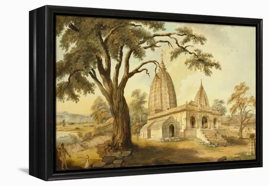 Hindu Temple at Sambatpur in Orissa, India-null-Framed Premier Image Canvas
