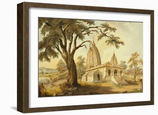 Hindu Temple at Sambatpur in Orissa, India-null-Framed Giclee Print