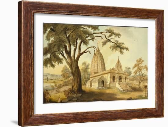 Hindu Temple at Sambatpur in Orissa, India-null-Framed Giclee Print