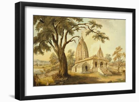 Hindu Temple at Sambatpur in Orissa, India-null-Framed Giclee Print