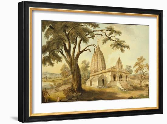 Hindu Temple at Sambatpur in Orissa, India-null-Framed Giclee Print