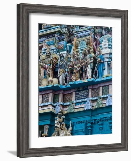 Hindu Temple Exterior, Colombo, Sri Lanka, Asia-Kim Walker-Framed Photographic Print