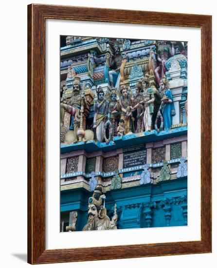 Hindu Temple Exterior, Colombo, Sri Lanka, Asia-Kim Walker-Framed Photographic Print